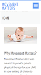 Mobile Screenshot of movementmatterspt.com